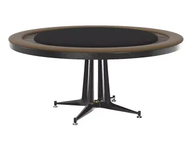 District Eight Poker Table 3D model