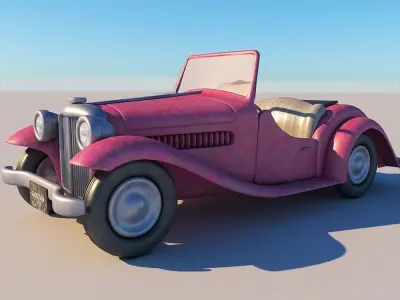 antique old car 3D model