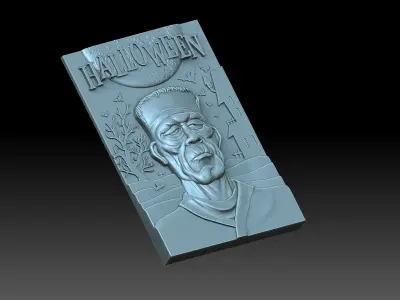 Frankenstein statue of liberty 3D print model