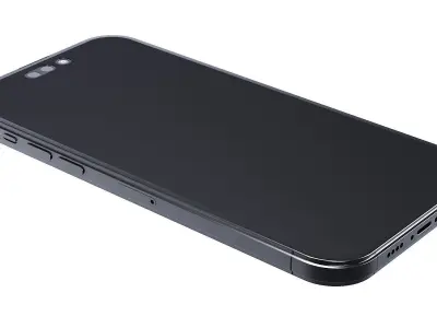 Apple iphone 14 pro max with three colors  3D model