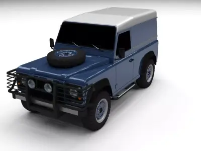 Land Rover Defender 90 Hard Top 3D model