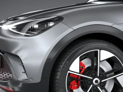 Smart 1 Brabus 2023 3D model