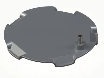 Cap for an alloy wheel 3D print model