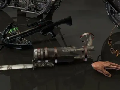 Walking Dead Set 3D model