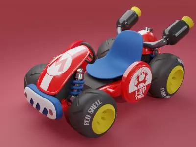 2025 Switch 2 Mario Kart World 3D model