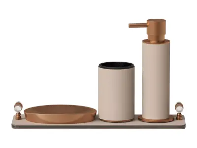 Bathroom Set 02 By ADJStyle  3D model