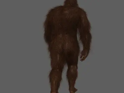Big Foot - Sasquatch 3d model - animated 3D model