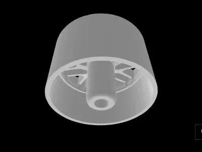 Mercedes C63 AMG oem scalable and printable rims 3D print model