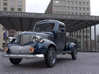 Old custom pickup Code 247 Restored 3D model