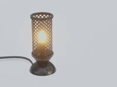 Antique  Old Lamp 3D Model Free 3D model