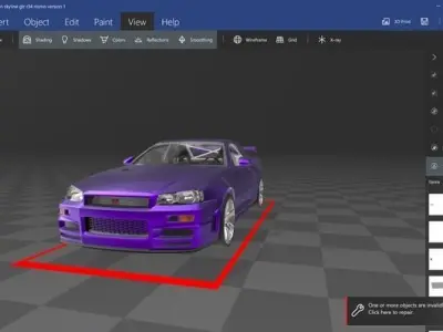 nissan skyline gtr r34 m spec nur 3D model