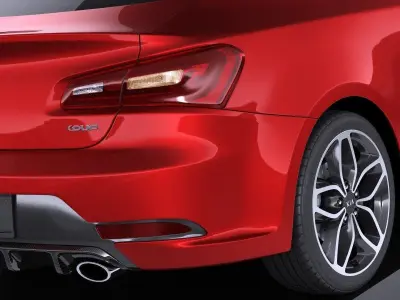 Kia Forte Koup 2016 VRAY 3D model