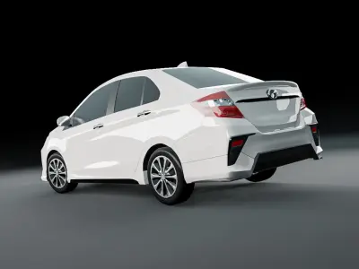 Perodua Bezza D42L Facelift 2020 3D model