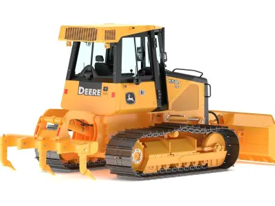John Deere 650J Crawler Dozer 3D model