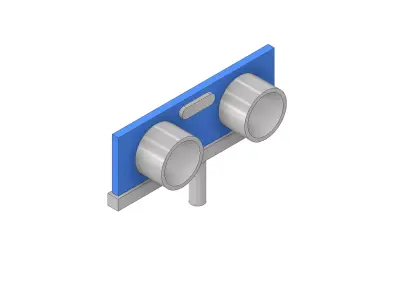 Ultrasonic sensor 3D model