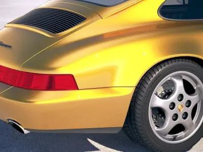  Porsche 911 964 Carrera 1990 3D model
