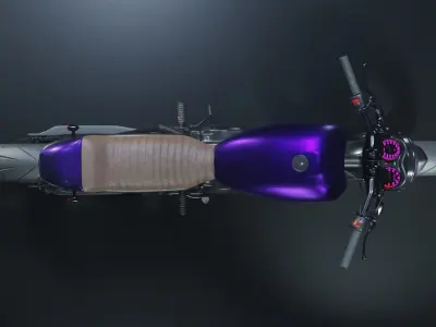 Cafe Racer Motorcycle CUSTOM  3D model