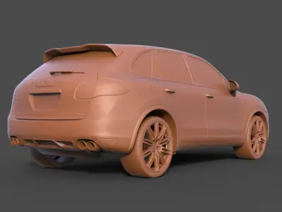 Porsche Cayenne 2016 3D print model
