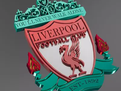 fc LIVERPOOL  football club  3D print model