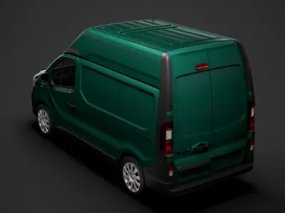 Renault Trafic Van L1H2 2018 3D model