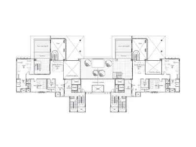 Revit Residential building 3D model Volume02 3D model 3D model