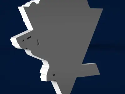 Pittsburgh Penguins 3d logo and 3D pendant 3D print model