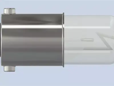 Light bulb T4W 24V - BA9s 3D model