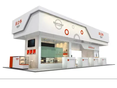 Booth - Area - 15X6-3DMAX2009-05 3D model