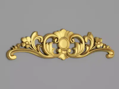 Classic Carved 016 3D model purchase