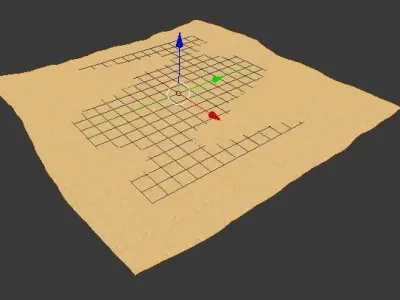 Desert Free low-poly 3D model