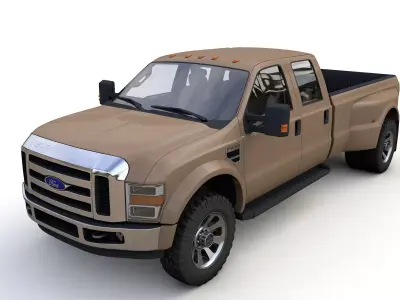 F250 XL Super Duty 2009 3D model