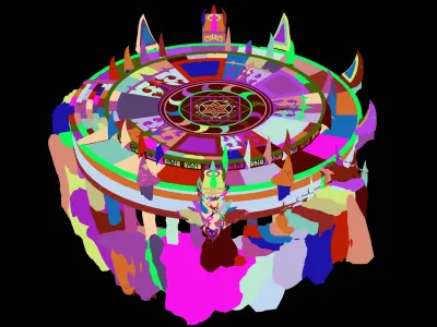 gAME Underworld - BOSS station 01 3D model