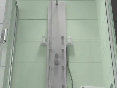 Shower room Ravak Blix - model BLRV2K 3D model