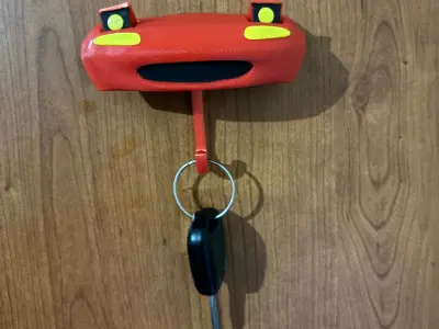 Mazda Miata MX5 wall key hanger 3D print model