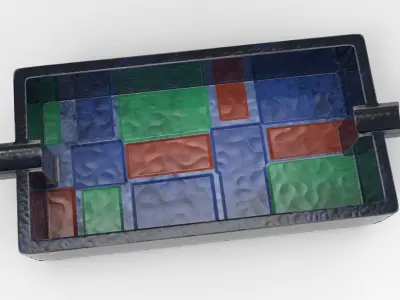 Hueyo Ashtray Low-poly 3D model