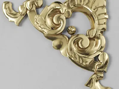 trim ornament 23 Low-poly 3D model