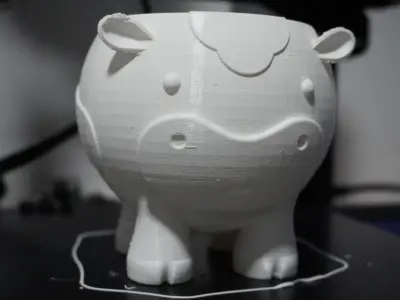 Cow flowerpot 3D print model