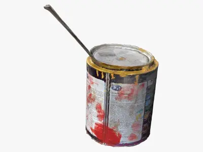 Paint Can 3D model