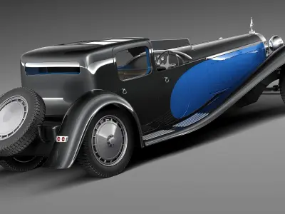 Bugatti Type 41 Royale Coupe Napoleon 3D model
