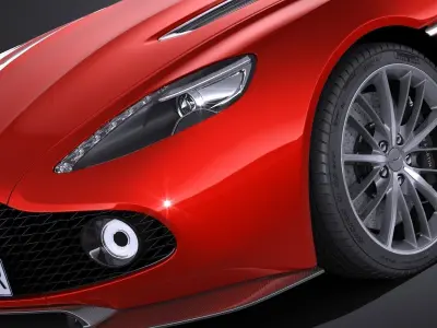 Aston Martin Vanquish Zagato 2017 3D model