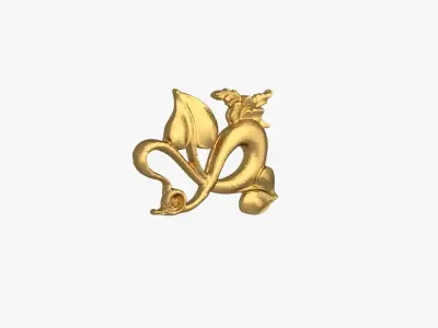 Classic decor ornament 204  3D model