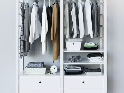 IKEA RIGGA Colored Shirts Set 3D model