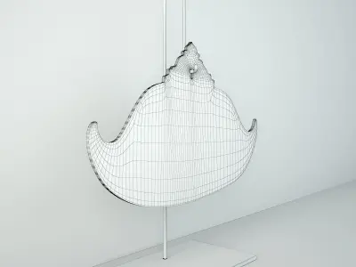 Spinning Temple Gong 3D model