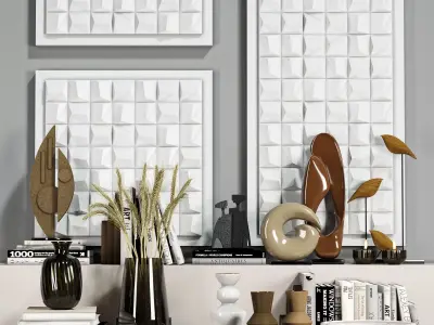 decorative set Vol002 3D model