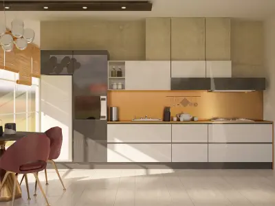 Luxury Modern Kitchen 3D model