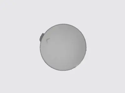 Hyundai Steria Front Bumper tow cover 3D print model