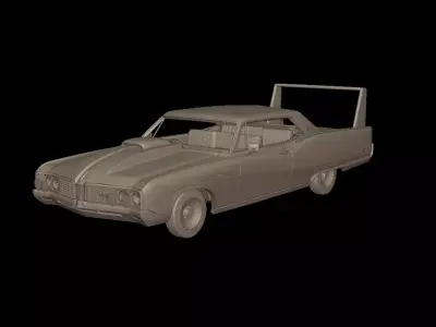 custom buick electra 225 1968 two doors 3d print model 3D print model