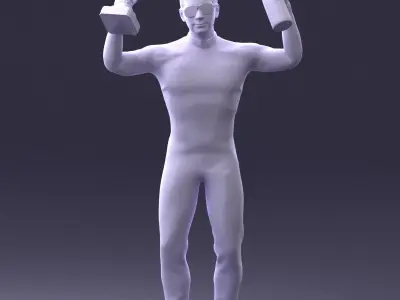 000169 Racing Champion Victory Pose 0808 3dp 3D print model