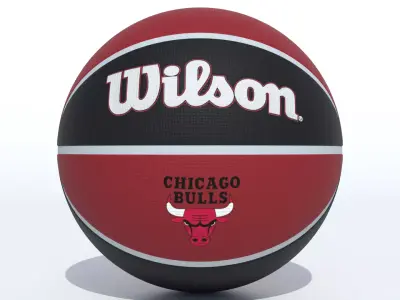 Wilson Chicago Bulls Basketball 3D model