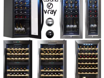 Ivation wine coolers Low-poly 3D model